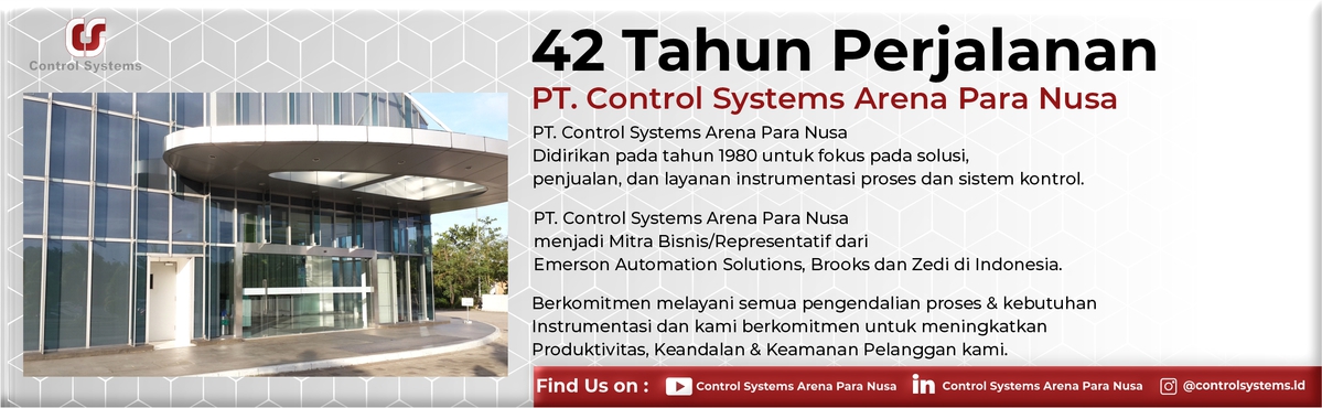 PT Control Systems Arena Para Nusa Sebagai Representatif Emerson Automation Solutions, Distributor Valves Fisher dan Rosemount di Indonesia
